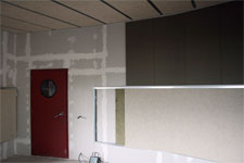Pared de la sala de control