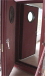 Puertas de entrada de la sala de grabación